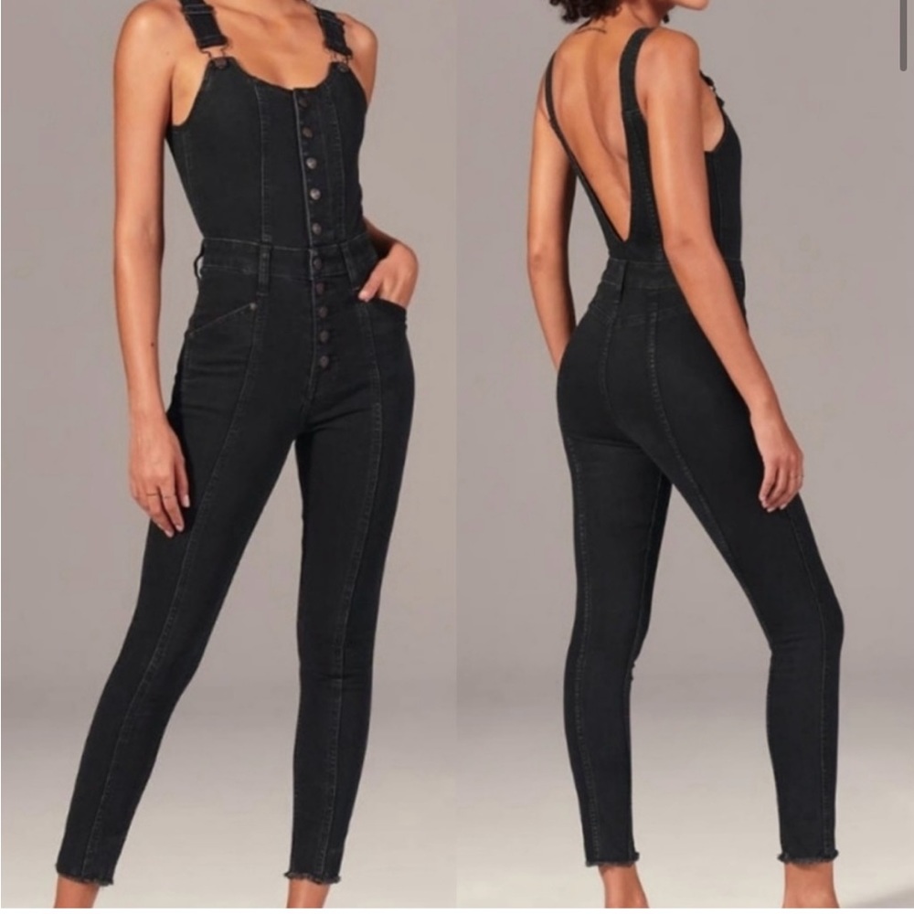 Abercrombie & Fitch low back overalls